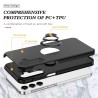Samsung Galaxy A17 / A26 Shockproof with Ring Holder Stand MagSafe Compatible Com