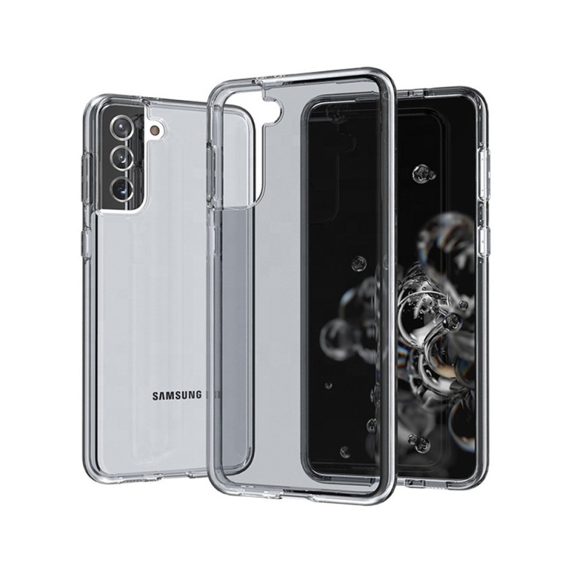 Samsung Galaxy S21 Plus Slim Shockproof Clear Case Cover - Transparent