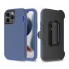 iPhone 14 Plus / 15 Plus Rugged Armor Belt Clip Holster Case Cover - N