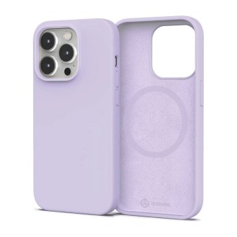 iPhone 15 Plus MagSafe Compatible Liquid Silicone Case Cover - Blue