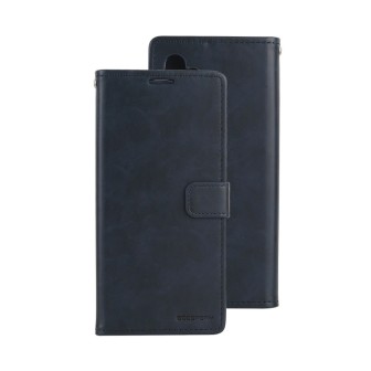 Samsung Galaxy A14 Leather Wallet Flip Diary Case Cover - Navy