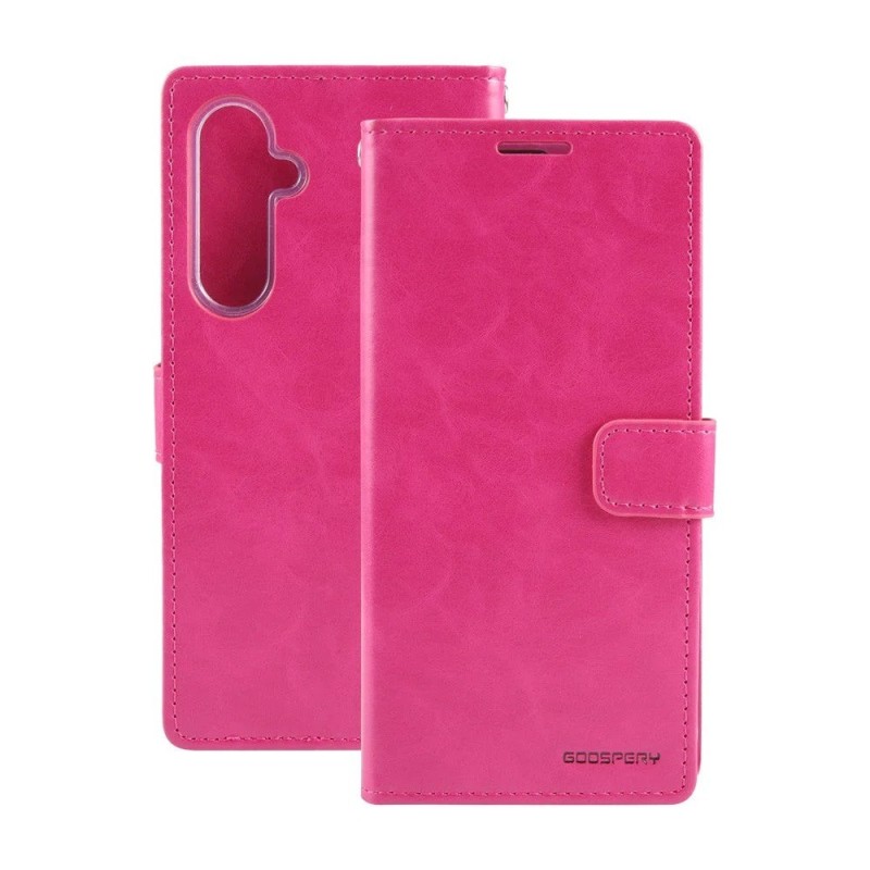 Samsung Galaxy S24 FE MagSafe Compatible Leather Wallet Flip Diary Cas