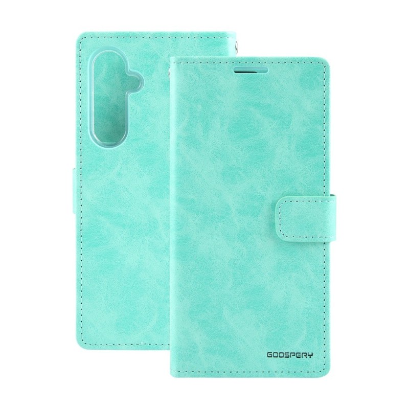 Samsung Galaxy S24 FE MagSafe Compatible Leather Wallet Flip Diary Cas