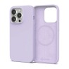 iPhone 15 MagSafe Compatible Liquid Silicone Case Cover - Purple