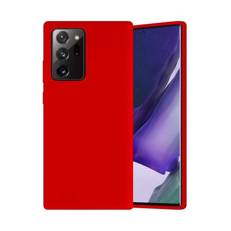 Samsung Galaxy Note 20 Liquid Silicone Case Cover - Red | Australia