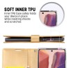 Samsung Galaxy Note 20 Leather Wallet Flip Diary Case Cover - Hot Pink