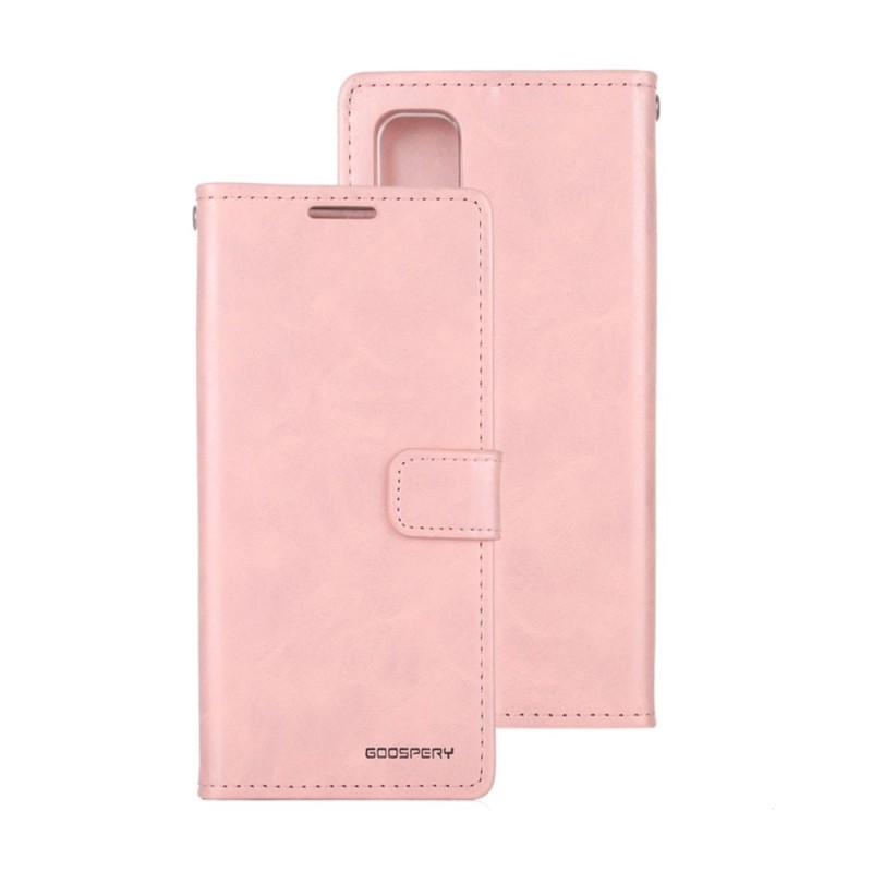 Samsung Galaxy Note 20 Leather Wallet Flip Diary Case Cover - Rose Gol
