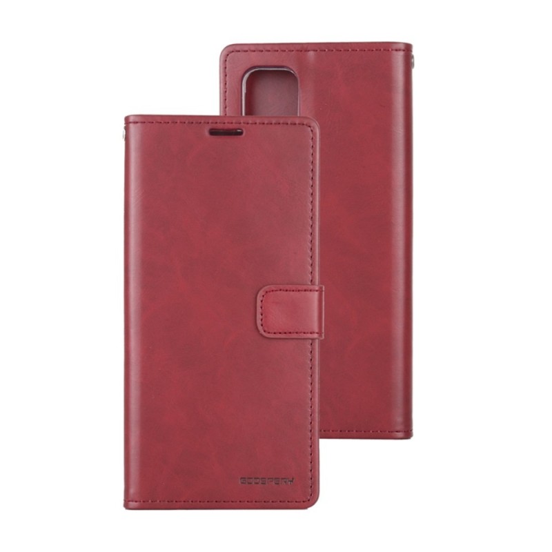 Samsung Galaxy Note 20 Leather Wallet Flip Diary Case Cover - Wine