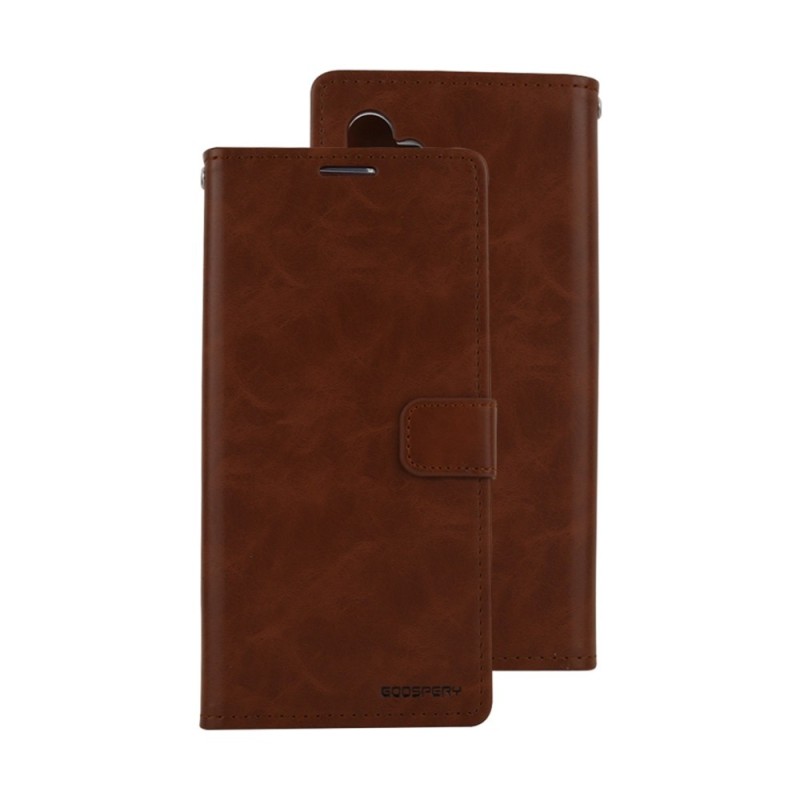 Samsung Galaxy A11 Leather Wallet Flip Diary Case Cover - Brown