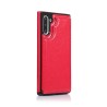 Samsung Galaxy Note 10 Leather Wallet Flip Diary Case Cover - Red