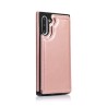 Samsung Galaxy Note 10 Leather Wallet Flip Diary Case Cover - Rose Gol