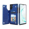 Samsung Galaxy Note 10 Plus Leather Wallet Flip Diary Case Cover - Blu