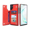 Samsung Galaxy Note 10 Plus Leather Wallet Flip Diary Case Cover - Red