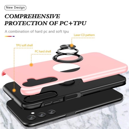 Samsung Galaxy A05S Shockproof with Ring Holder Stand MagSafe Compatib