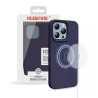 iPhone 14 Pro Max MagSafe Compatible Liquid Silicone Case Cover - Navy