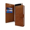 Samsung Galaxy Note 9 Leather Wallet Flip Diary Case Cover - Brown
