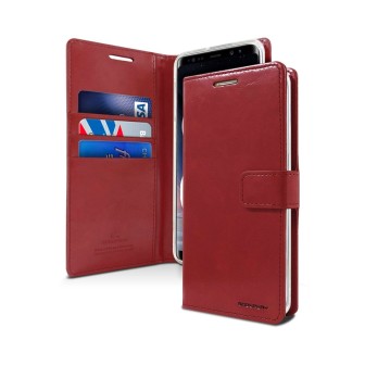 Samsung Galaxy Note 9 Leather Wallet Flip Diary Case Cover - Red