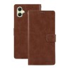 Samsung Galaxy A05 Leather Wallet Flip Diary Case Cover - Brown