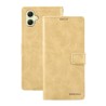 Samsung Galaxy A05 Leather Wallet Flip Diary Case Cover - Gold