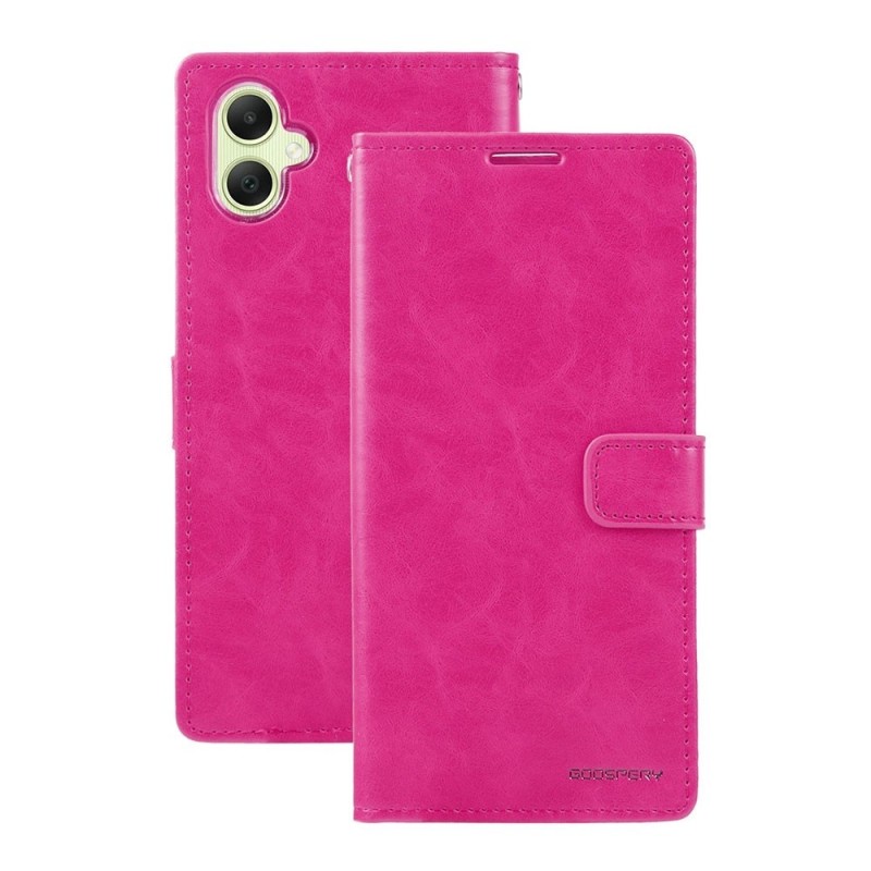 Samsung Galaxy A05 Leather Wallet Flip Diary Case Cover - Hot Pink