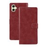 Samsung Galaxy A05 Leather Wallet Flip Diary Case Cover - Wine
