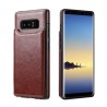 Samsung Galaxy Note 8 Leather Wallet Flip Diary Case Cover - Brown