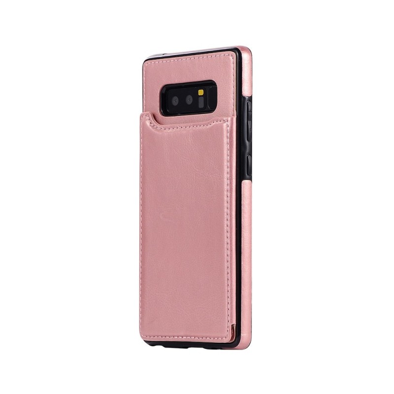 Samsung Galaxy Note 8 Leather Wallet Flip Diary Case Cover - Rose Gold