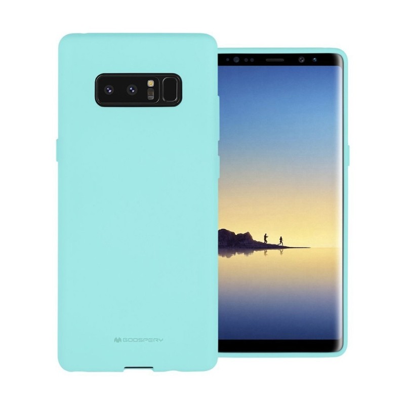 Samsung Galaxy Note 8 Soft Feel Jelly Case Cover - Mint | Australia