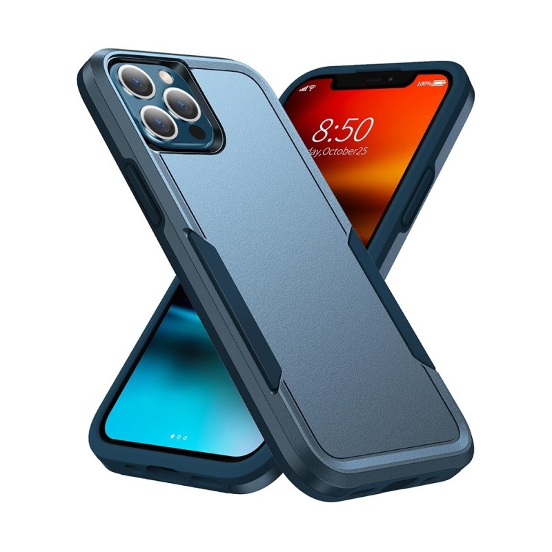 iPhone 14 Plus Slim Shockproof Clear Case Cover - Blue | Australia