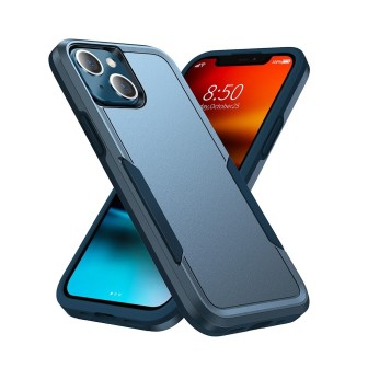 iPhone 14 Slim Shockproof Clear Case Cover - Blue | Australia