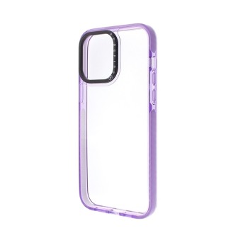 iPhone 14 Slim Shockproof Clear Case Cover - Purple | Australia
