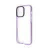 iPhone 14 Slim Shockproof Clear Case Cover - Purple | Australia