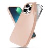 iPhone 13 Pro Max Soft Feel Jelly Case Cover - Pink Sand | Australia
