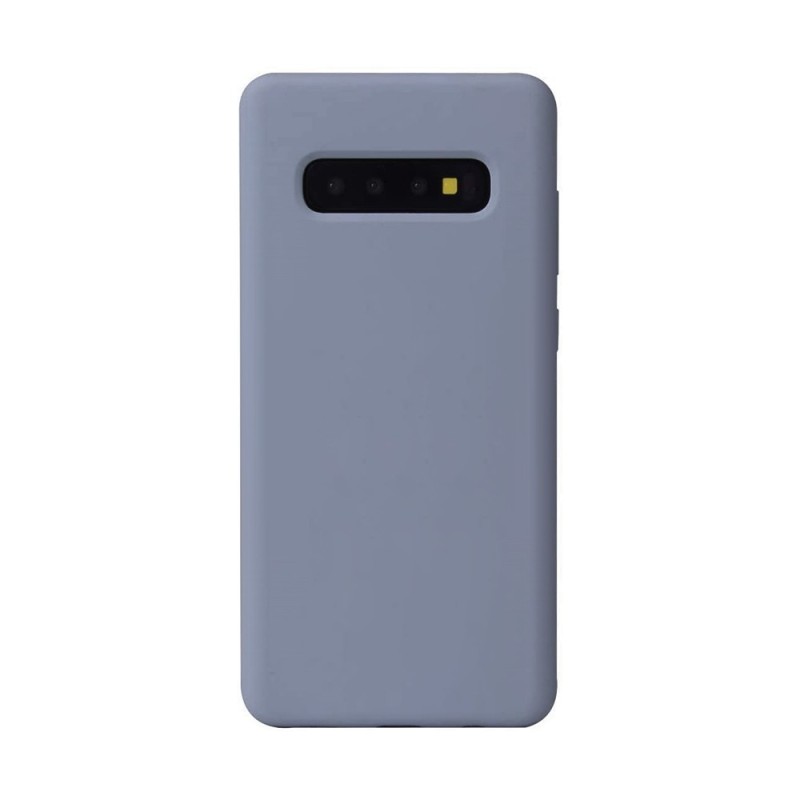 Samsung Galaxy S10 Liquid Silicone Case Cover - Lavender Grey