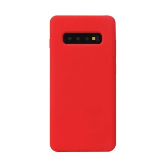 Samsung Galaxy S10 Liquid Silicone Case Cover - Red | Australia