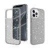 iPhone 13 Pro Max Glitter Clear Shockproof Case Cover - Transparent