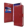Samsung Galaxy S10 Plus Leather Wallet Flip Diary Case Cover - Red