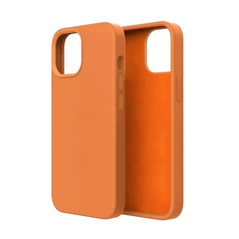 iPhone 14 Pro Max Liquid Silicone Case Cover - Orange | Australia