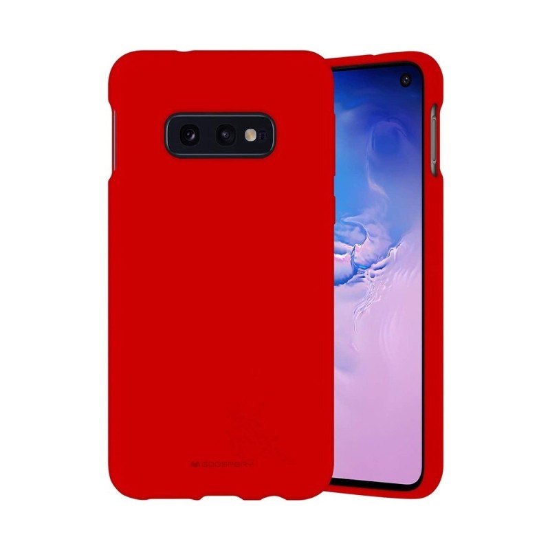 Samsung Galaxy S10E Soft Silicone Case Cover - Red | Australia