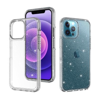 iPhone 13 Pro Slim Shockproof Clear Case Cover - Shiny Clear