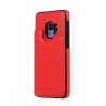 Samsung Galaxy S9 Leather Wallet Flip Diary Case Cover - Red