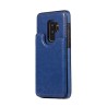 Samsung Galaxy S9 Plus Leather Wallet Flip Diary Case Cover - Blue