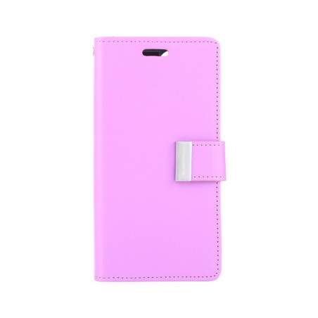 iPhone 13 Leather Wallet Flip Diary Case Cover - Purple | Australia