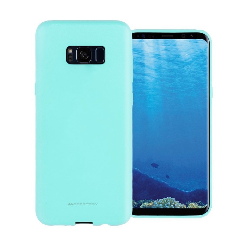 Samsung Galaxy S8 Soft Feel Jelly Case Cover - Mint | Australia