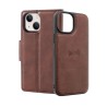 iPhone 13 / 14 / 15 2-in-1 Detachable Magnetic Flip Leather Wallet Cas