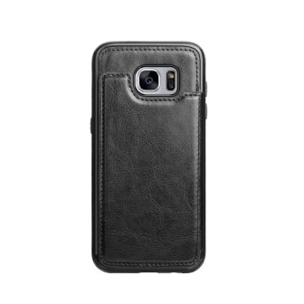 Samsung Galaxy S7 Edge Leather Wallet Flip Diary Case Cover - Brown