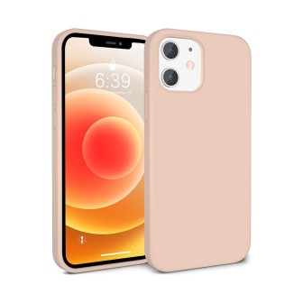 iPhone 12 Pro Max Liquid Silicone Case Cover - Pink Sand | Australia