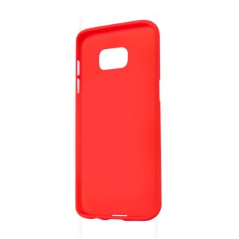 Samsung Galaxy S7 Edge Soft Feel Jelly Case Cover - Red | Australia