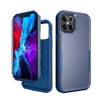 iPhone 12 Pro Max Heavy-Duty Armor Shockproof Case Cover - Navy