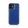 iPhone 12 Pro Max Leather Wallet Flip Diary Case Cover - Blue